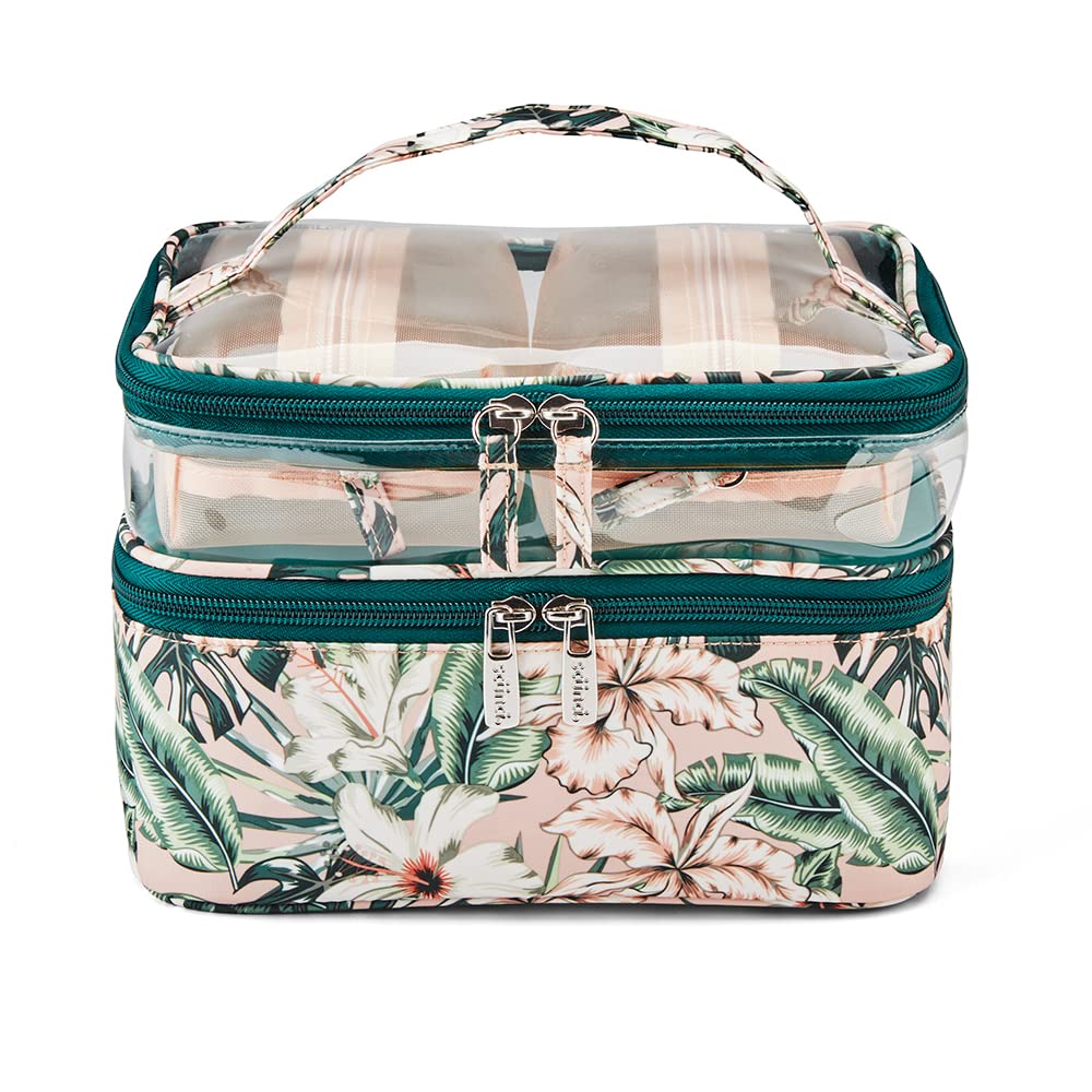 scünci Floral 3 Piece Train Case
