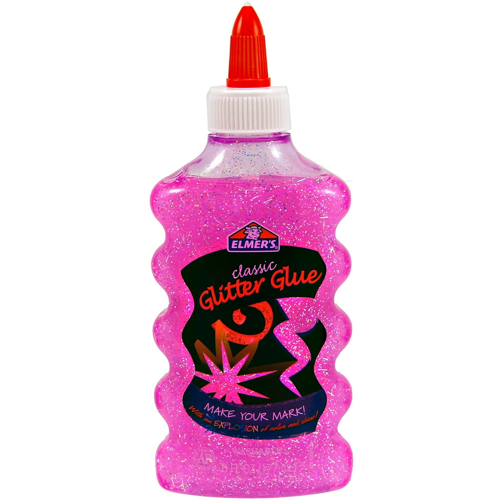 ELMER'S Classic Glitter Glue - Assorted, 6 oz