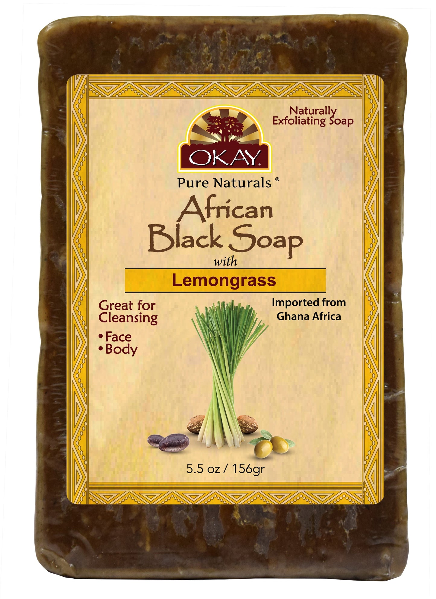 OKAY BLACK SOAP ORIGINAL 5.5 OZ