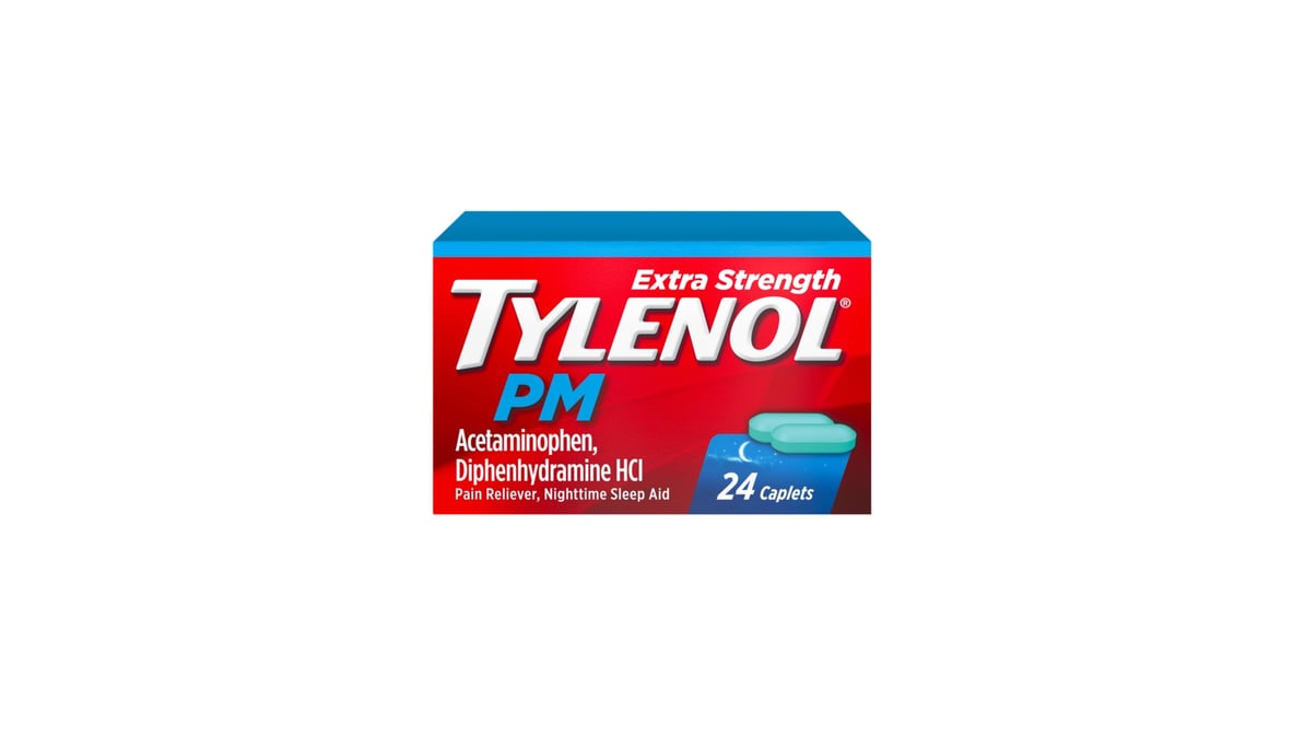 TYLENOL PM TB 25-500MG 24 CPLT