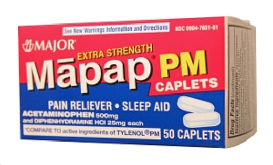 LDR ACETAMINOPHEN PM TB 50 CPLT