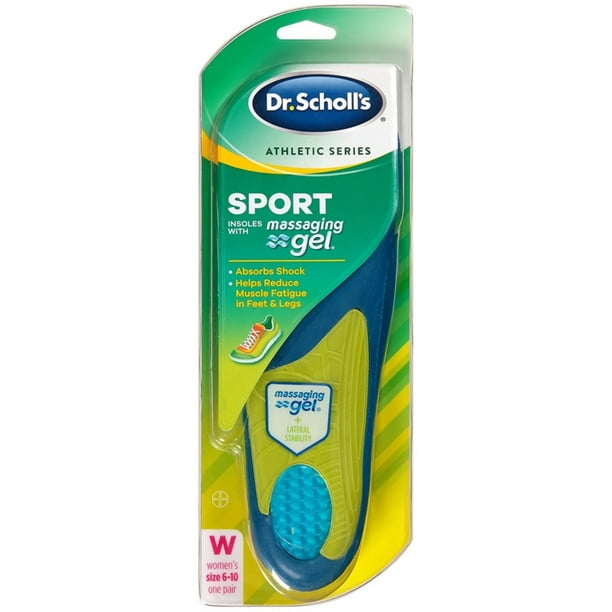 Dr. Scholl's Athletic Sport Insoles for Women - Size 6-10