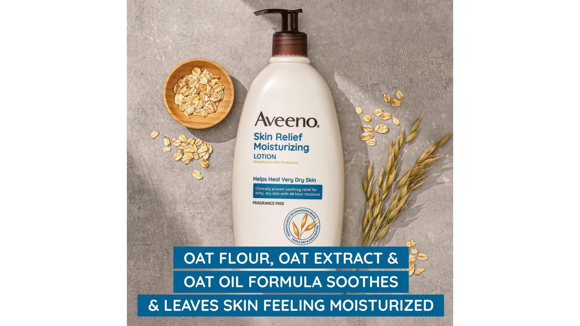 AVEENO LOTION SKIN RELIEF FRAG FREE 12OZ