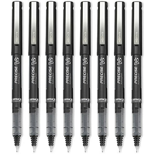 Pilot Precise V5 Rolling Ball Stick Pens, Extra Fine Point (0.5mm), Black, 1 Count