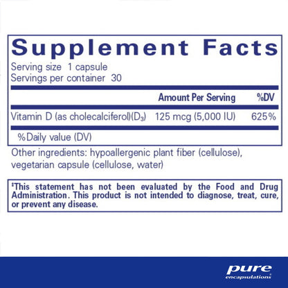 NB VITAMIN D3 GC125MCG150SFG RRL