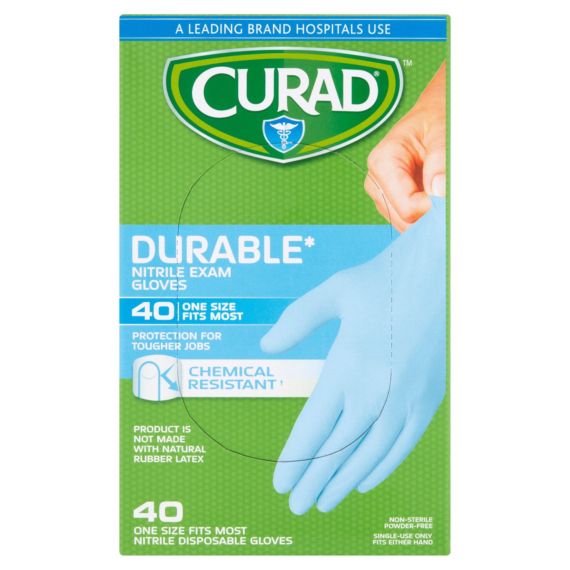 GNP EXAM GLOVES NITRILE OSFM 50CT