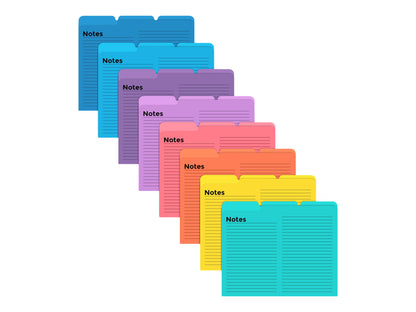BETTER office products Expanding File Letter File Folder - Assorted