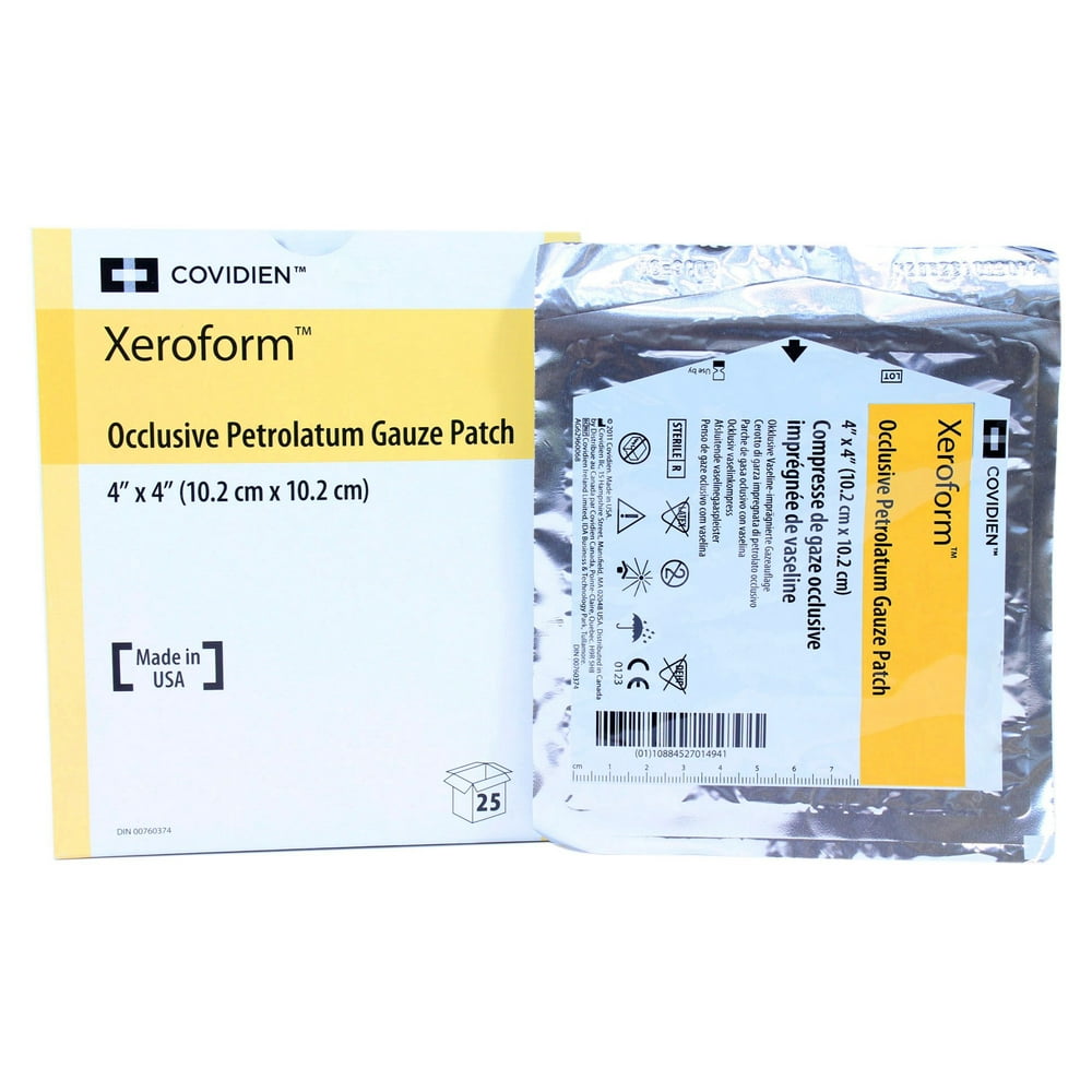 XEROFORM GAUZE DS 25 4X4N