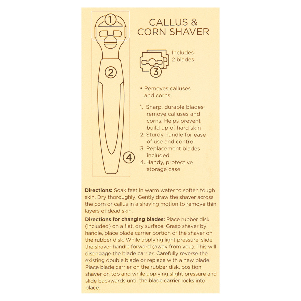 CAREone Corn and Callus Shaver