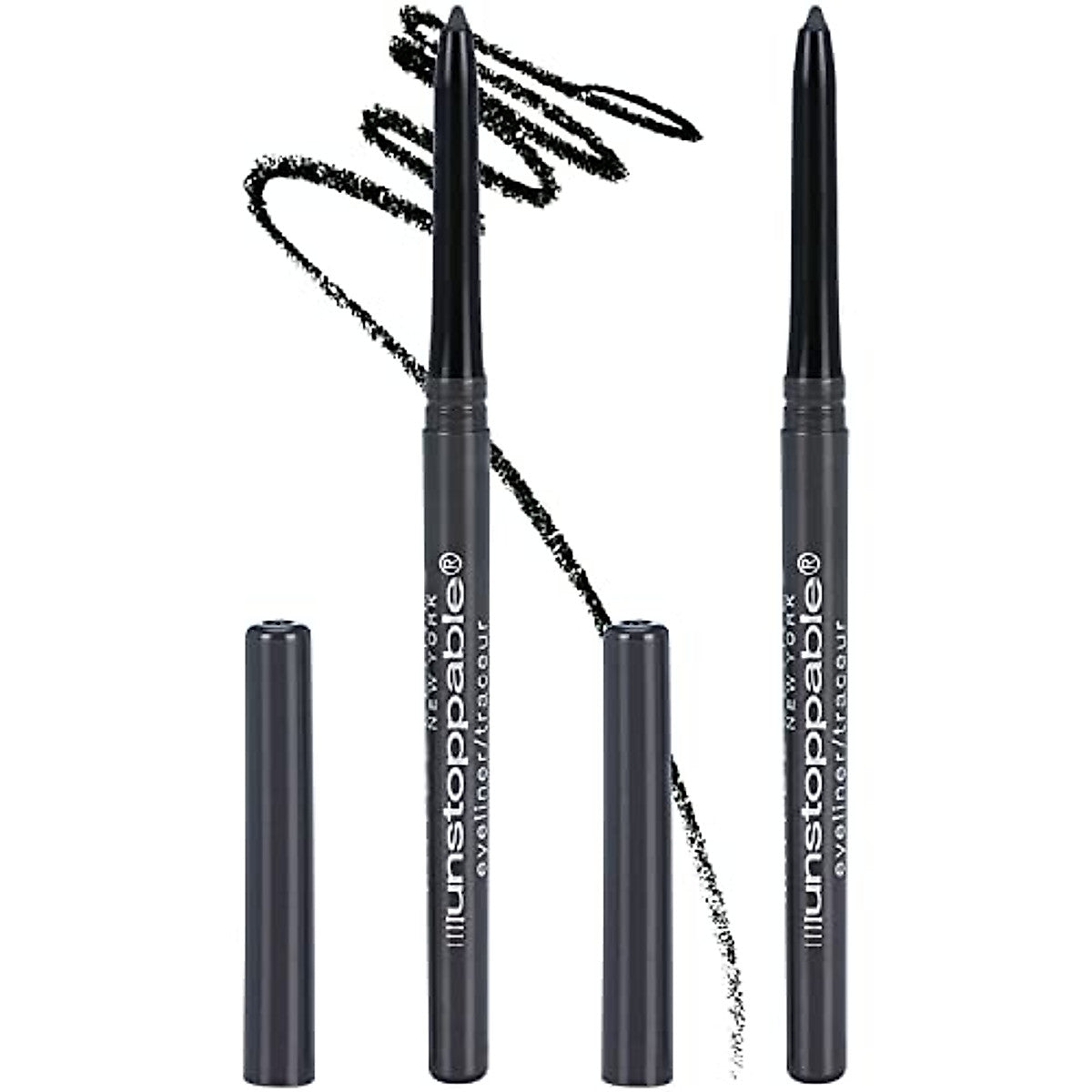 MAYBELLINE New York Unstoppable Mechanical Eyeliner Pencil, Pewter, 0.01 oz