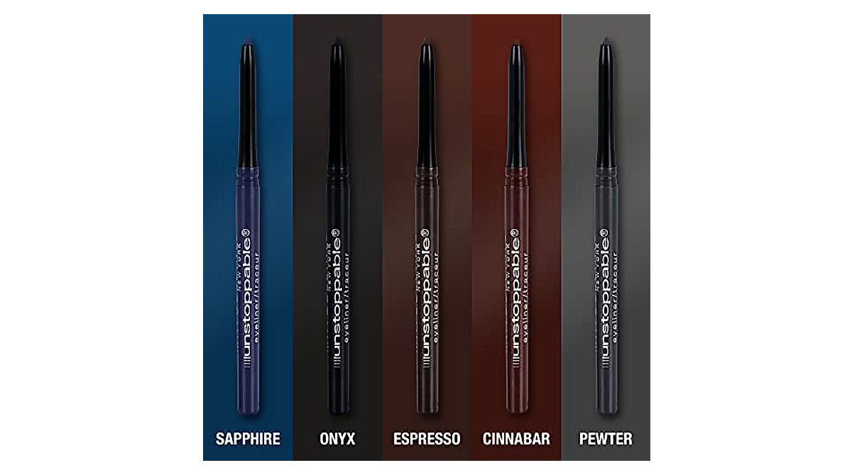 MAYBELLINE New York Unstoppable Mechanical Eyeliner Pencil, Pewter, 0.01 oz