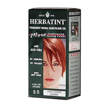 Permanent Herbal Haircolor Gel; 9DR Copper Gold