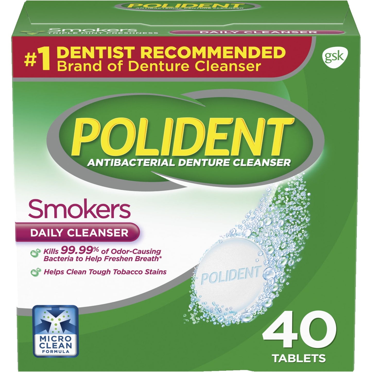 POLIDENT SMOKERS TB 120
