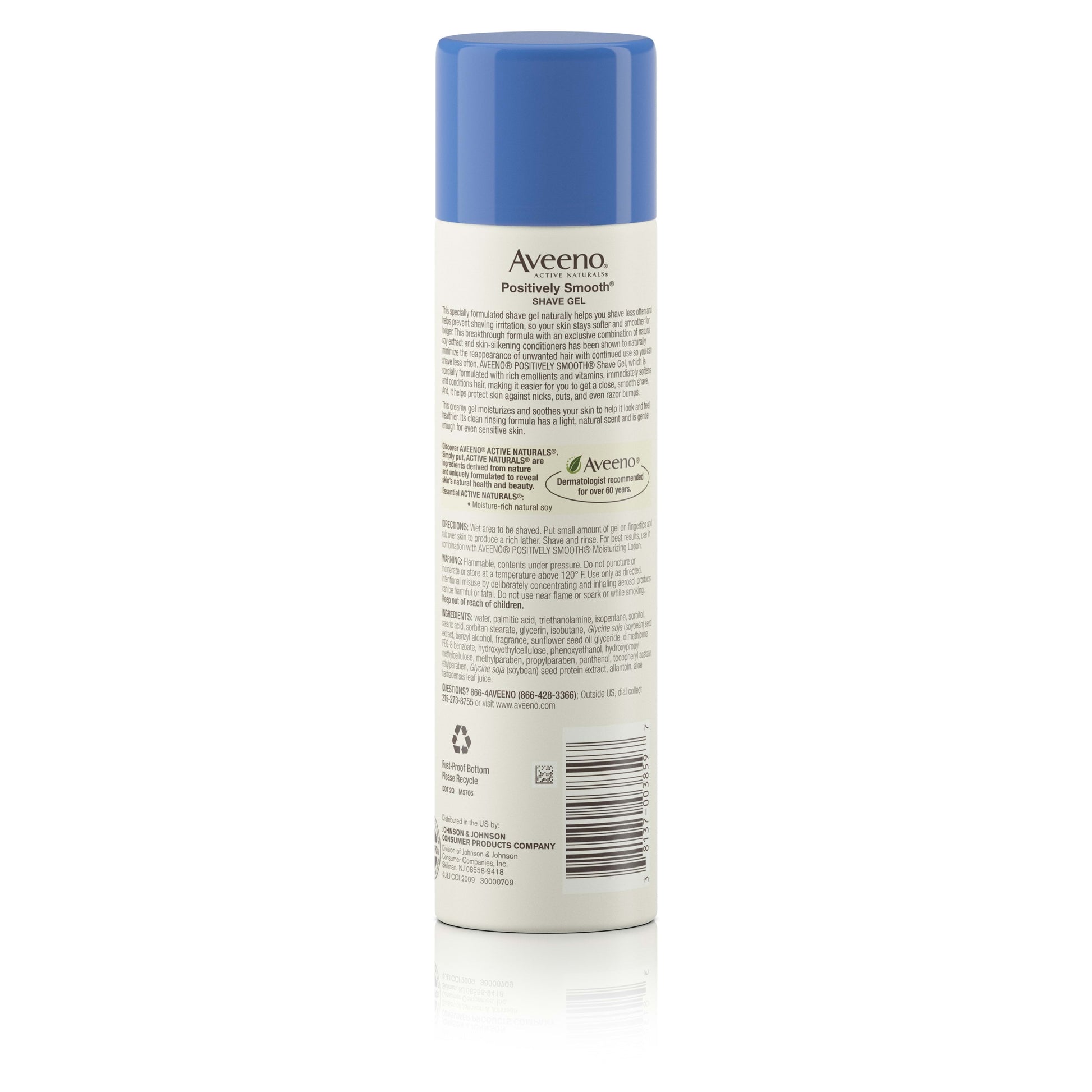 AVEENO SHAVE GEL POSITIVELY SMOOTH 7OZ