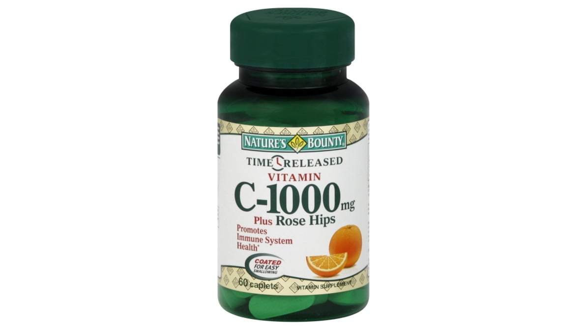 VIT C 1000MG CAPLET 100CT NAT BOUNTY