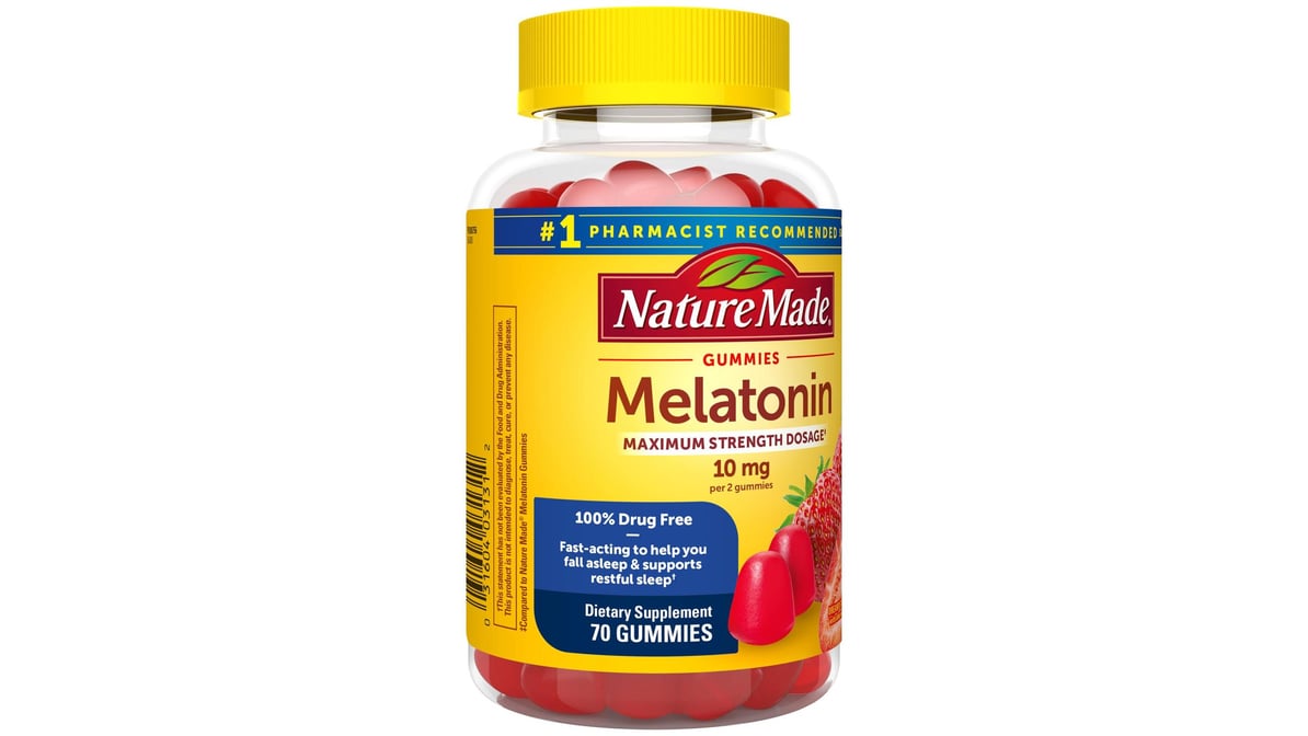 MELATONIN 2.5MG GUMMIES 80CT NAT MADE