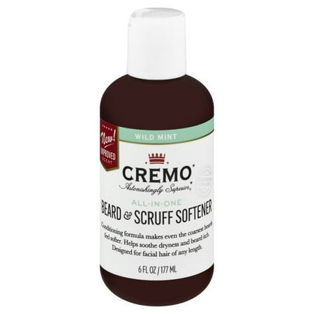 CREMO BEARD SCRUFF SOFTENER MINT CRM 6OZ