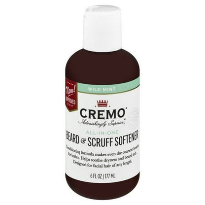 CREMO BEARD SCRUFF SOFTENER MINT CRM 6OZ