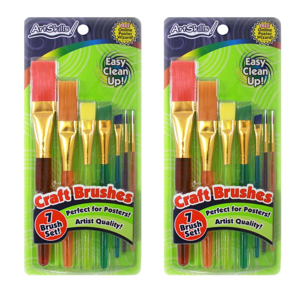 ArtSkills Versatile Artist Paint Brushes - Assorted Brushes, 25 count
