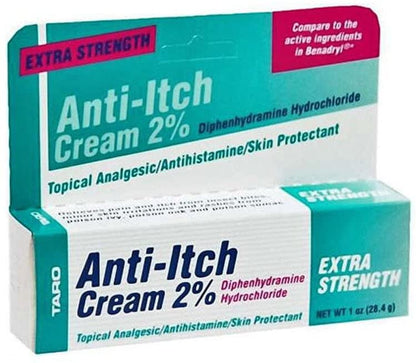 ANTI-ITCH 2% CREAM W/ZINC 1OZ PER