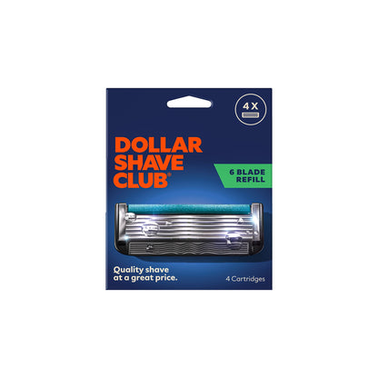 DOLLAR SHAVE RAZOR 6 BLD RFL 4