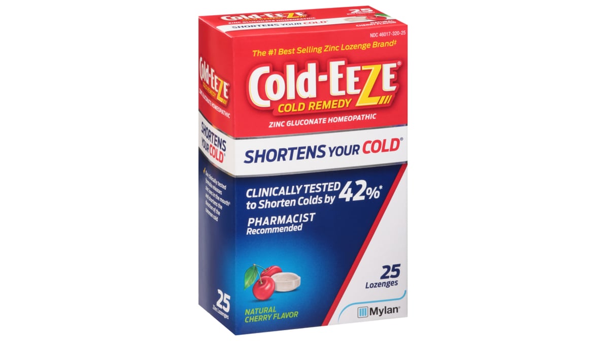 COLD-EEZE NATURAL CHERRY FLAVOR LOZ 25CT