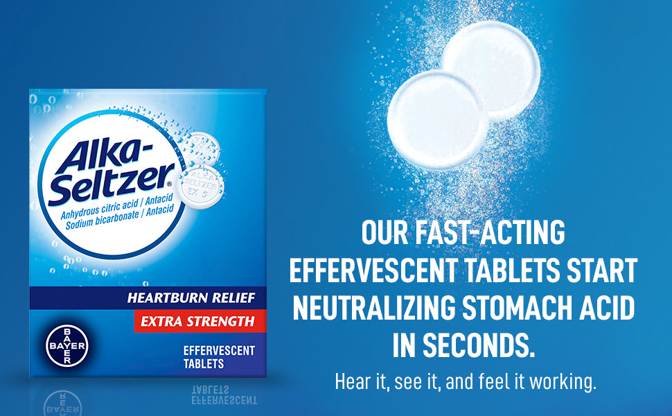 ALKA-SELTZER EXTRA STRENGTH TABLET 24CT
