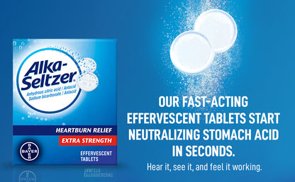 ALKA-SELTZER EXTRA STRENGTH TABLET 24CT