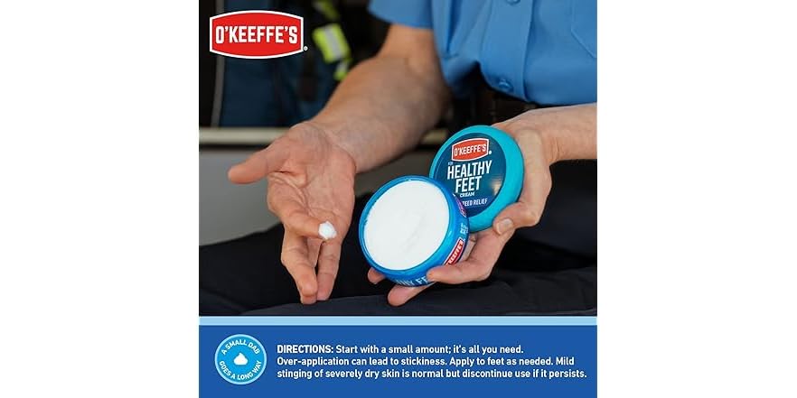 O'KEEFFES HEALTHY FEET CREAM 2.7OZ