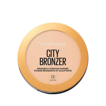 MAYBELLINE New York City Bronzer Bronzer & Contour Powder Makeup, 100 Light, 0.32 oz