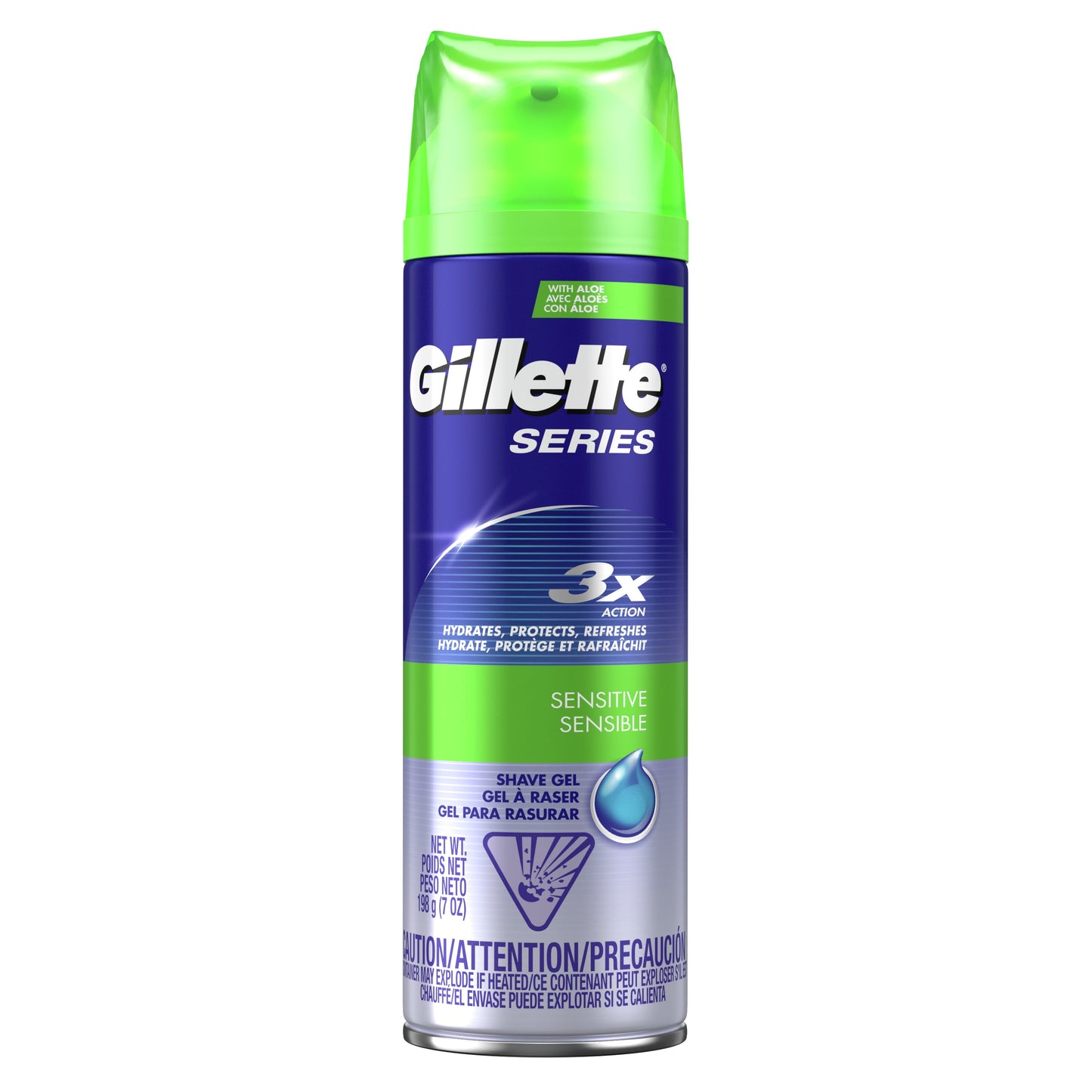 GILLETTE TGS SHAVE GEL SENS2.5Z