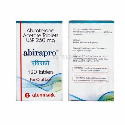 ABIRATERONE TB 250MG 120
