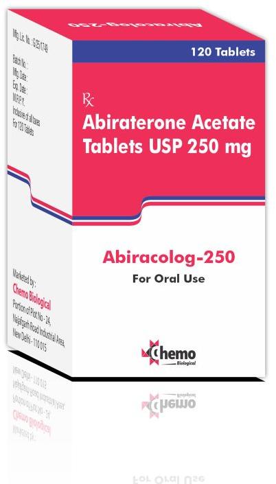 ABIRATERONE ACETATE TB 250MG 120