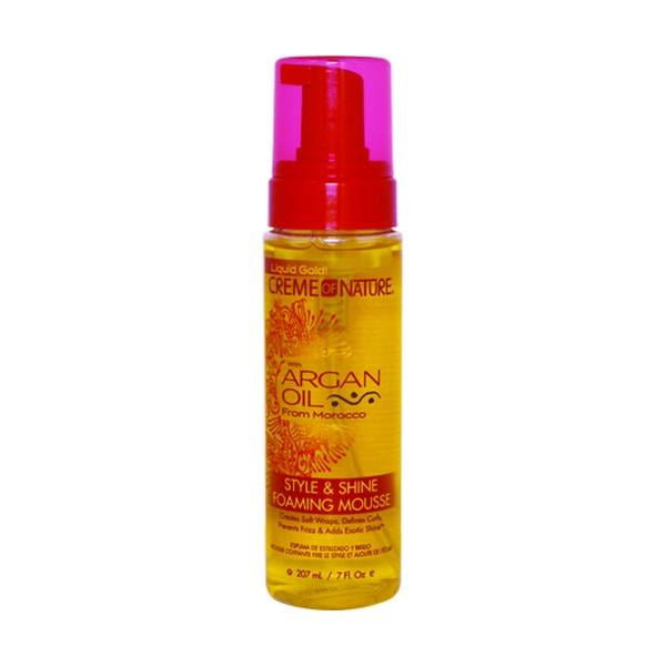 Creme of Nature Style & Shine Foaming Mousse, 7 oz