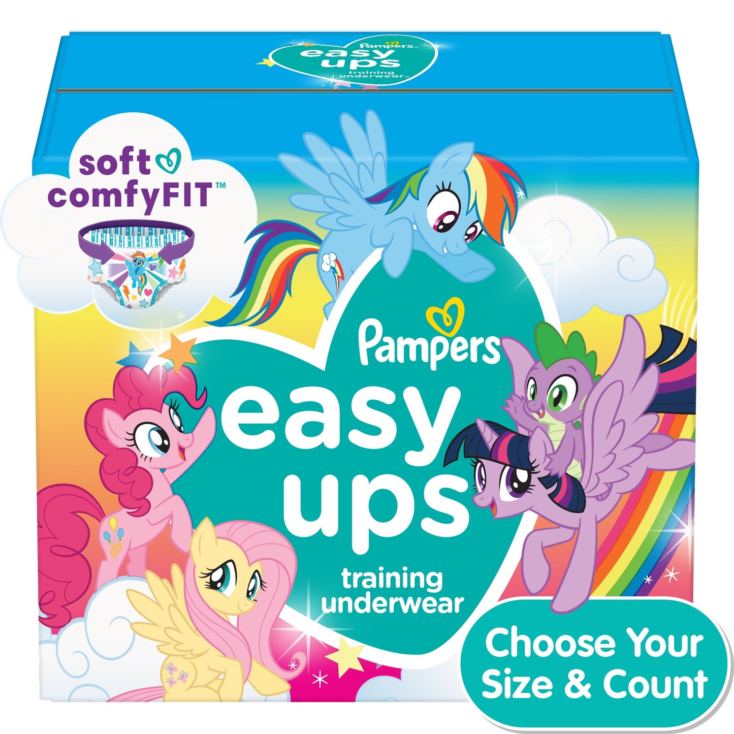PAMPERS EASY UPS 4T- 5T OMG BOY 104CT