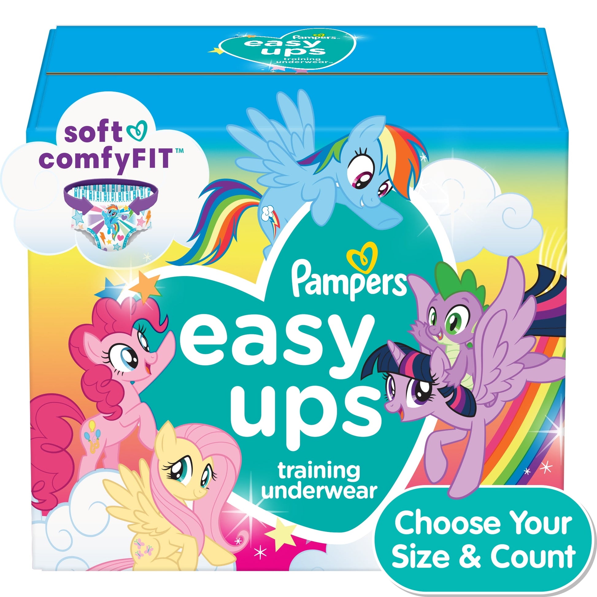 PAMPERS EASY UPS 4T- 5T OMG BOY 104CT