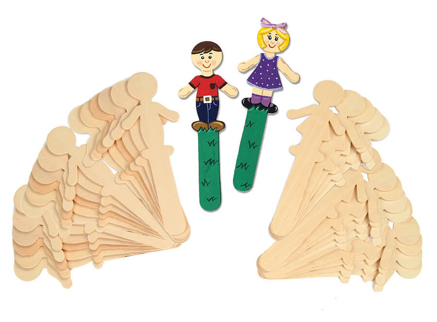 Creativity Street Wood Craft Sticks - Natural, 150 count