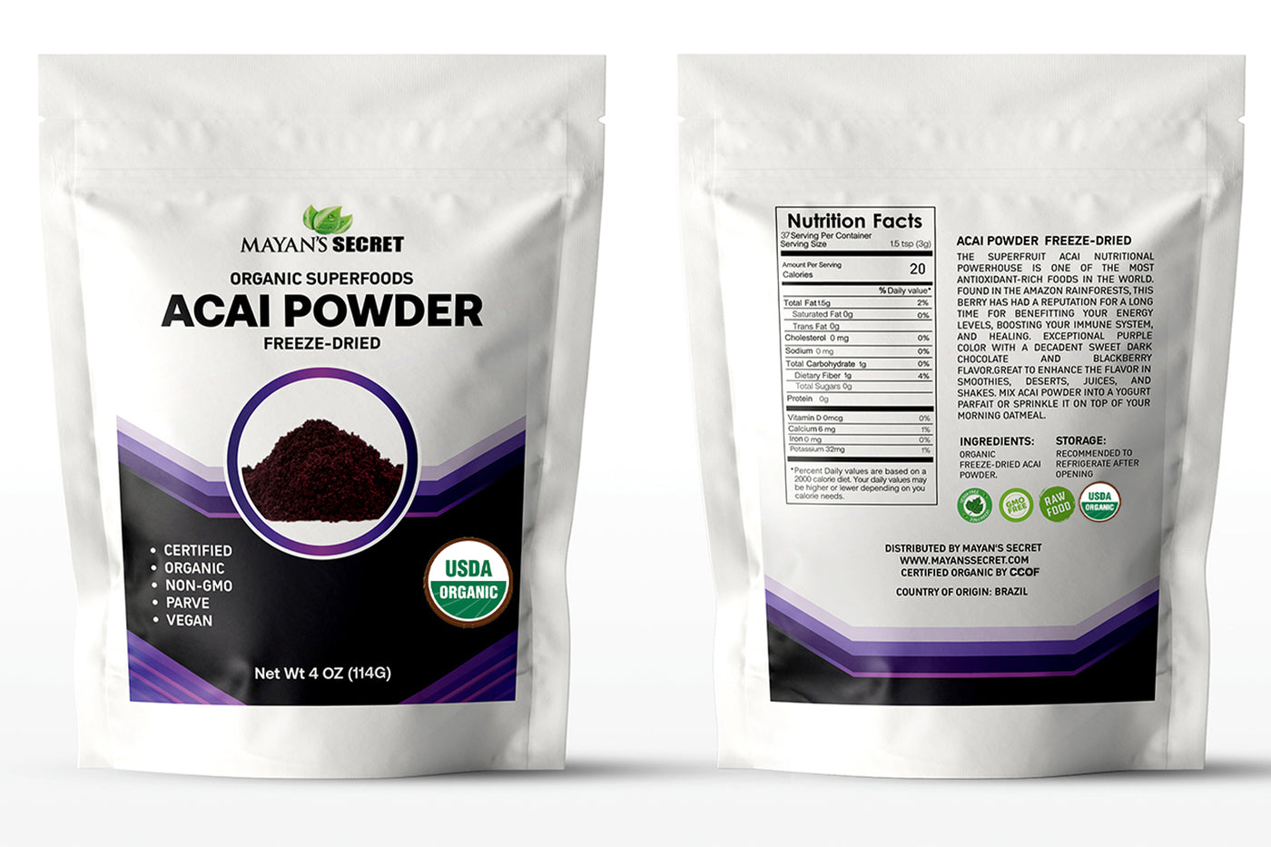 ACAI POWDER,OG2,FRZ DRIED