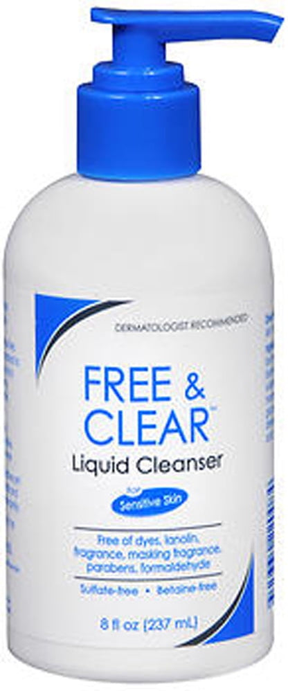 FREE&CLEAR CLEANSER LQ 8OZ