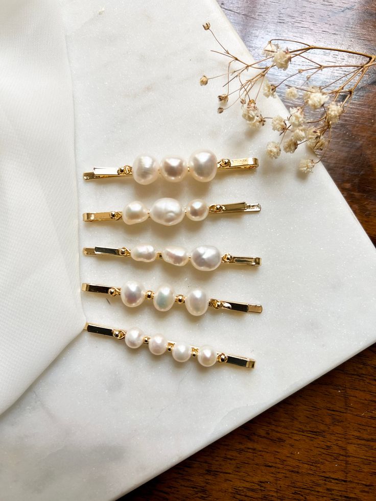 BOBBY PINS PEARL 8 PK