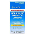 MAJOR LICE KILLING SHAMPOO+1COMB 4 OZ