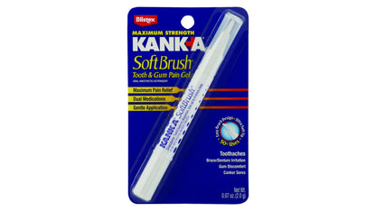 KANKA ORAL PAIN GEL SOFT BRUSH 0.07OZ