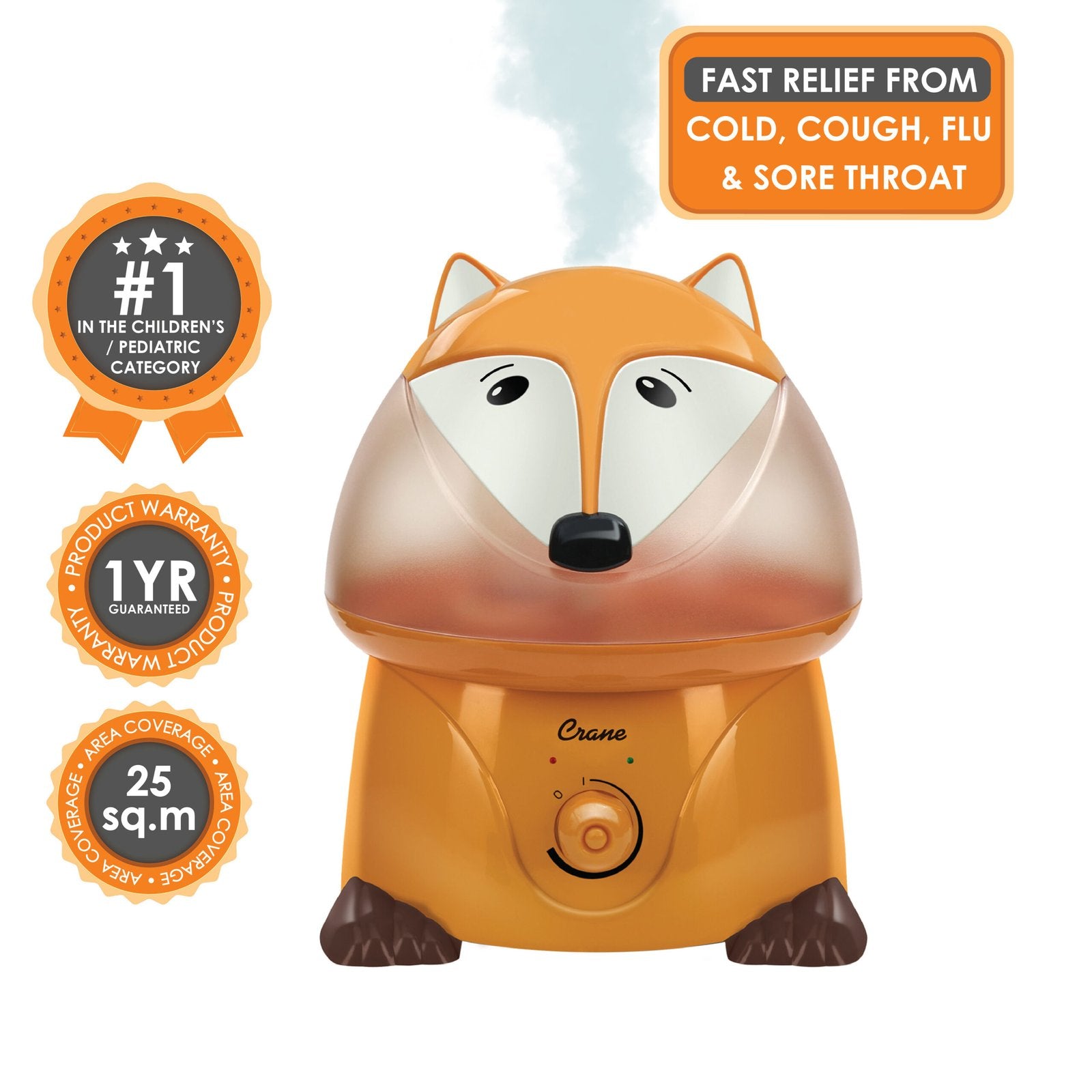 CRANE COOL MIST HUMIDIFIER EQ FOX