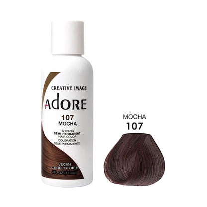 Adore Semi-Permanent Haircolor #107 Mocha 4oz