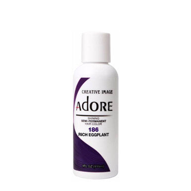 Adore Semi-Permanent Haircolor #186 Rich Eggplant 4oz