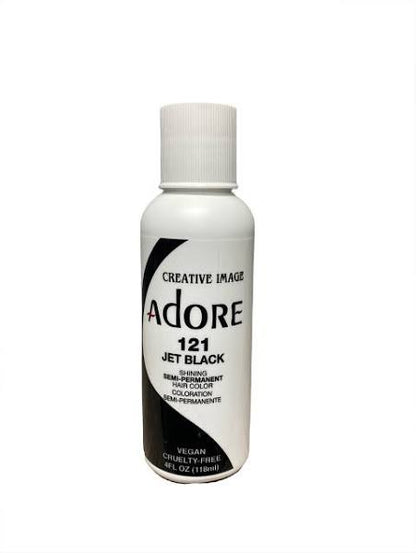 Adore Semi-Permanent Haircolor #121 Jet Black 4oz