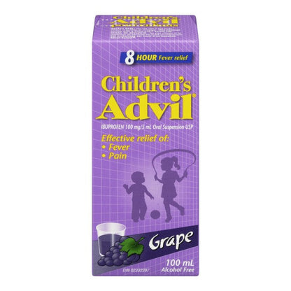 ADVIL CHILD SUSPENSION BUBBLE GUM 4OZ