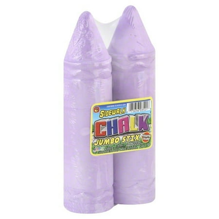 Ja-Ru, Inc. Jumbo Stix Sidewalk Chalk, 2 stix