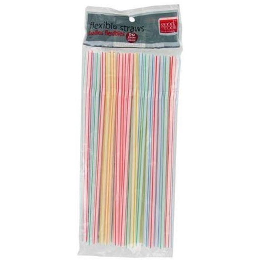 Good Cook Jumbo Drinking Straws, 50 count