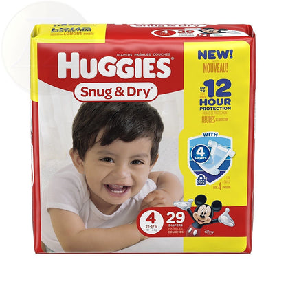 HUGGIES SNUG & DRY SZ4 DPR 150CT